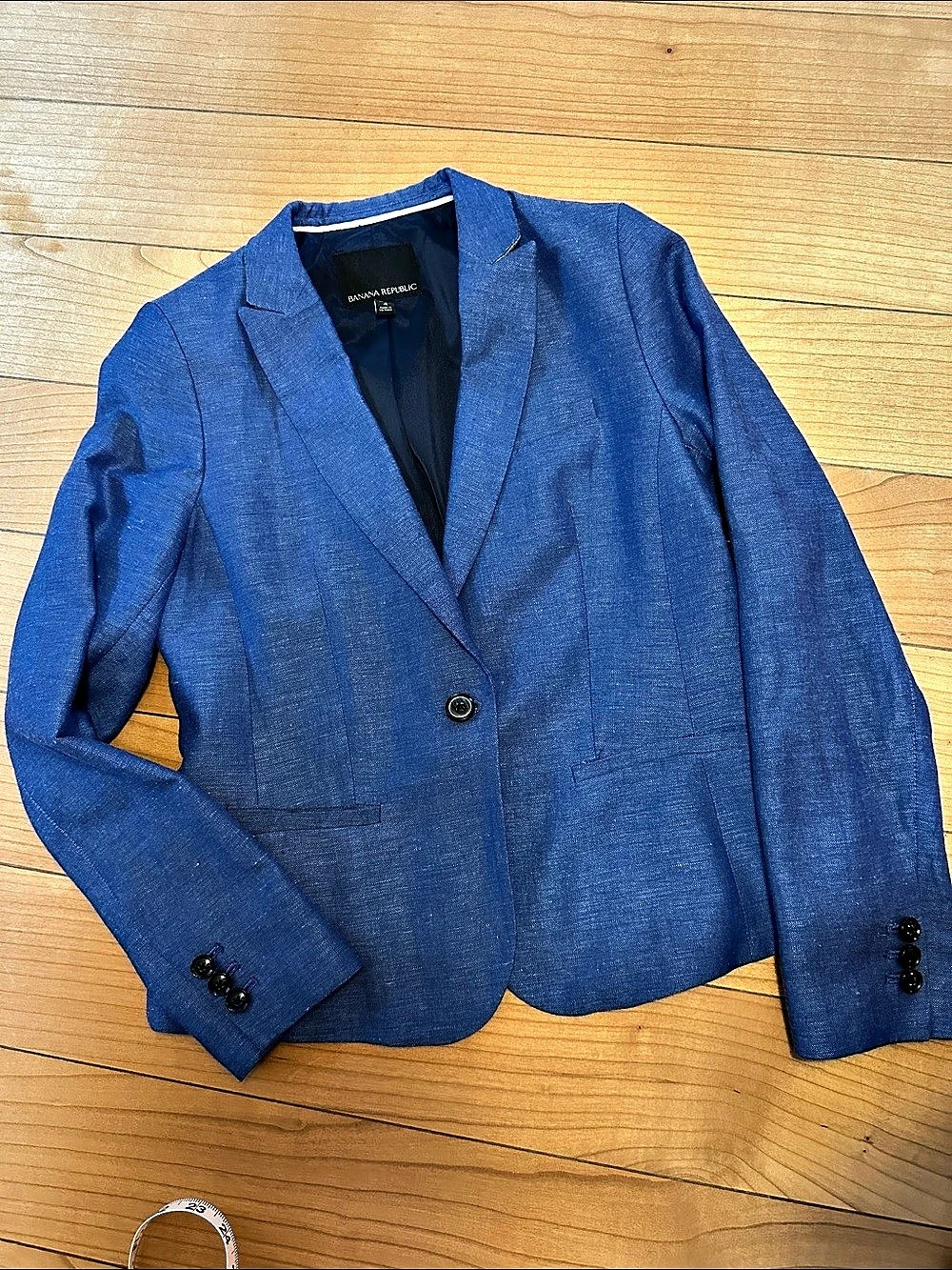 Banana Republic Blue Blazer Size 4 Like New